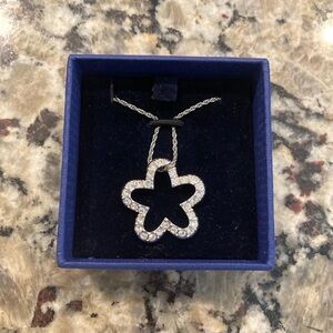 Swarovski Crystal Flower necklace